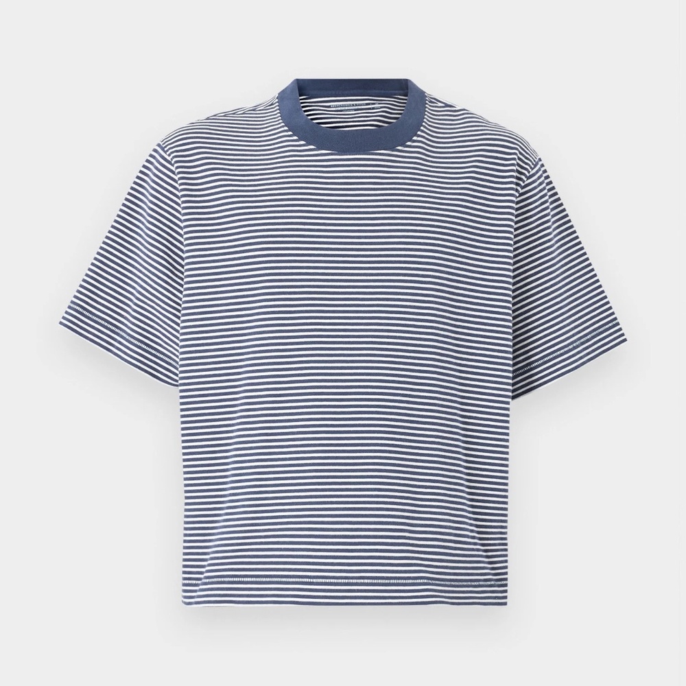 Abercrombie Premium Heavyweight Cropped Tee – Size M Extra Small